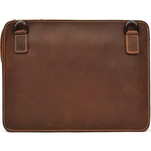 With Shoulder Strap Shoulder A4 Bags Clutch for Mini Ipad Top Quality Genuine Leather Clutch Bag Tablet Cover Bag