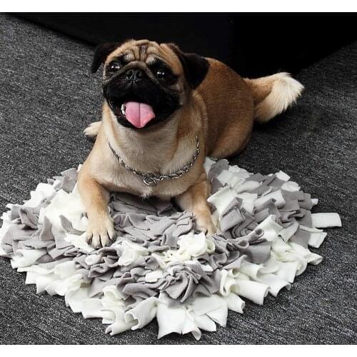 Dog Snuffle Splicing Mat Small-Large Dogs Nosework/Playground Toy Blanket Pet Sniffing Training Detachable Fleece Pads Useful