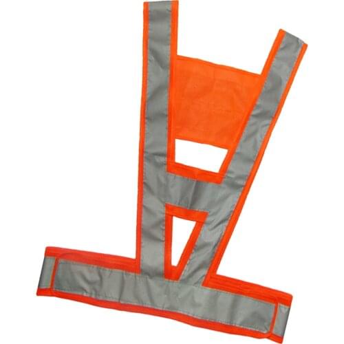 V-Shaped Safety Waistcoat Reflective For Traffic Running Camping Outdoor ect