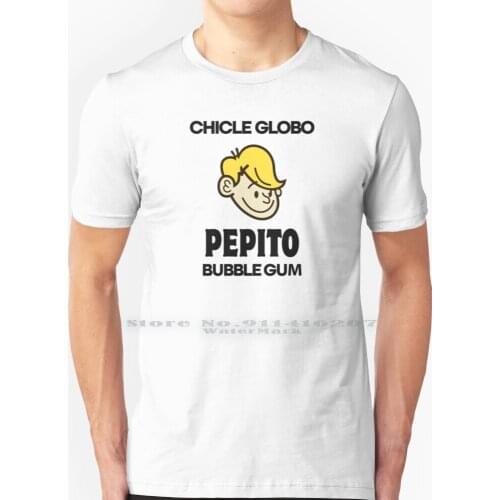 Pepito Bubble Gum Neo Vintage T - Shirt. Slim Fit , Womens Many Colors T Shirt 100% Pure Cotton Bubble Gum Slim Fit Vintage Logo