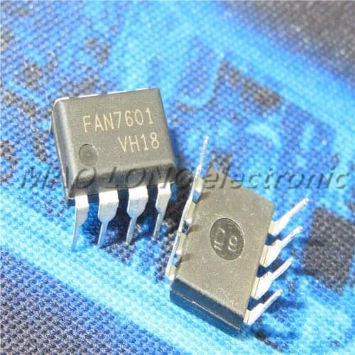 10PCS/LOT FAN7601N FAN7601 DIP-8 LCD power management chip