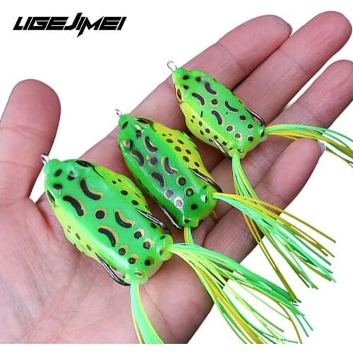 3pcs/Lot Frog Lure Wobbler Fishing Softbait 6g 10g 13g Peche Leurre Fishing Lure Set Kit Iscas Artificiais Topwater Lure Crank