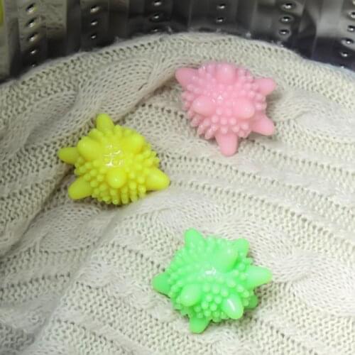 5pcs/lot Eco Laundry Ball Laundry Washing Machine Clean & Soften Wash Ball Wash The Clothes Clean Bright Random Color