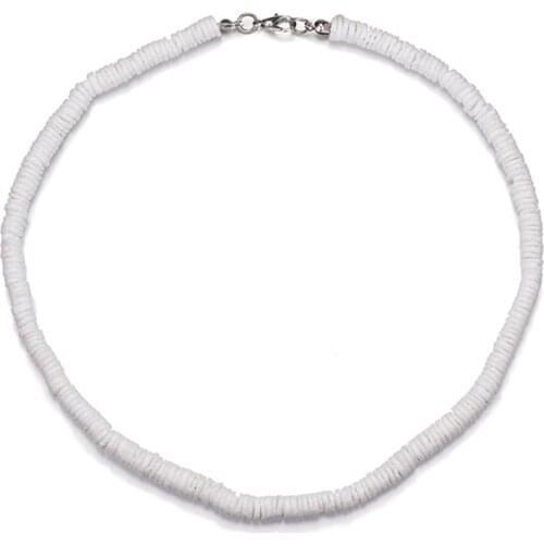 35/40/45cm Length Bohemian Vintage Natural Shell Piece Necklace Ladies Jewelry Hawaiian Beach Shells Necklace Choker Jewelry