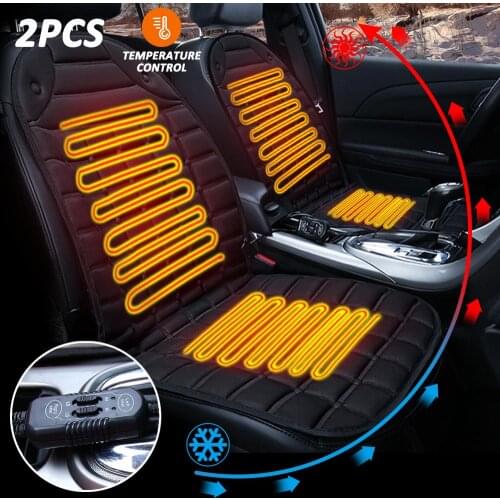 12V Electric Heated Car Seat Heater Cushion Warmer Cover Winter Heated Warm High Low Temperature Car Accessories