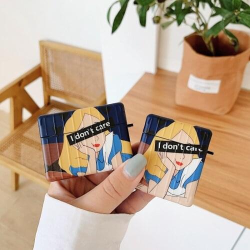 Striped suitcase cute princess Apple AirPods pro earphone protective cover 1/2/3 generation earphone Case