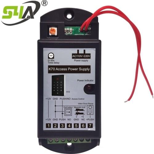 DC 12V 3A Access Control Power Supply Transformer Door Supplier Adapter Covertor System Machine 110~240VAC