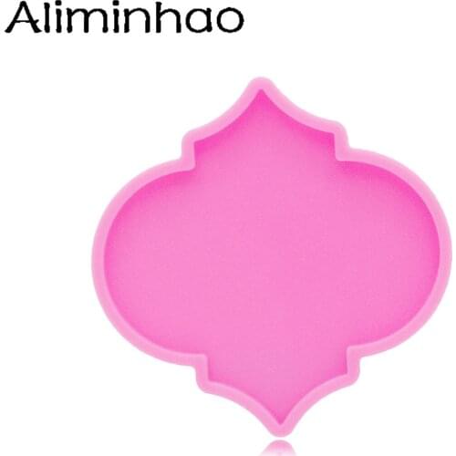 DY1221 12cm Lantern Coaster Silicone Mold, Resin Epoxy Handicraft Art Molds Geode Coaster Agate