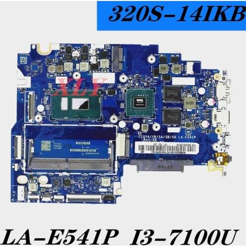 FRU 5B20Q75101 Mainboard For Lenovo 320S-14IKB 520S-14IKB laptop motherboard LA-E541P w/ CPU i5 8250U tested 100% OK