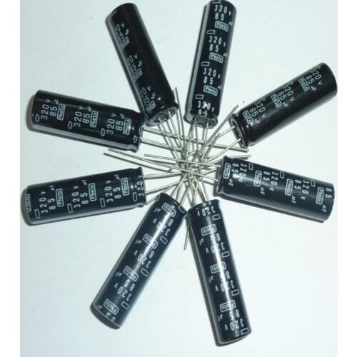 10pcs 85uF 320V Nippon Chemi-Con NCC Photo Flash Capacitor 10x33.5mm 320V85uF PH Capacitors