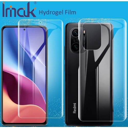 Imak Hydrogel Film For Poco F3 Xiaomi Redmi K40 Pro Rear Front Back Soft Clear Screen Guard Protective oleophobic