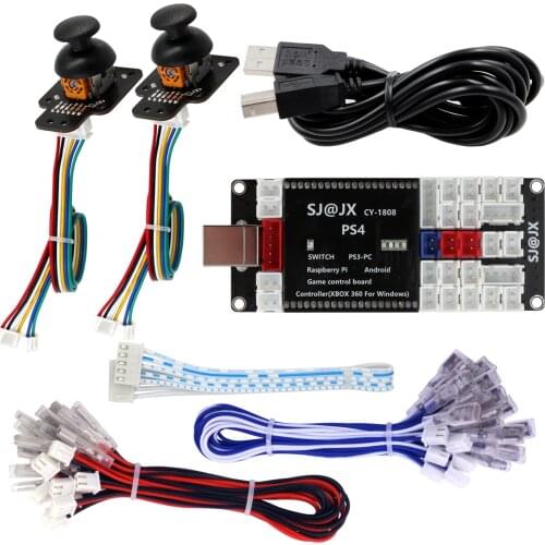 SJ@JX Arcade Game Controller Encoder 3D Analog Stick Sensor Fly Joy DIY Code Board Gamepad Joystick Button for PS4 PS3 Nintendo