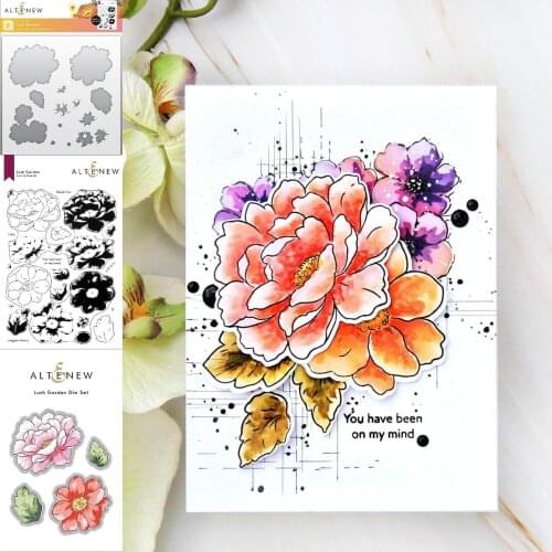 Lush Garden Metal Cutting Dies Stamps Stencil Scrapbook Diary Decoration Embossing Template DIY Greeting Card Handmade