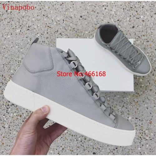 2019 fashion men casual shoes new spring men flats lace up male Leather oxfords men leather shoes zapatillas hombre size 38-46
