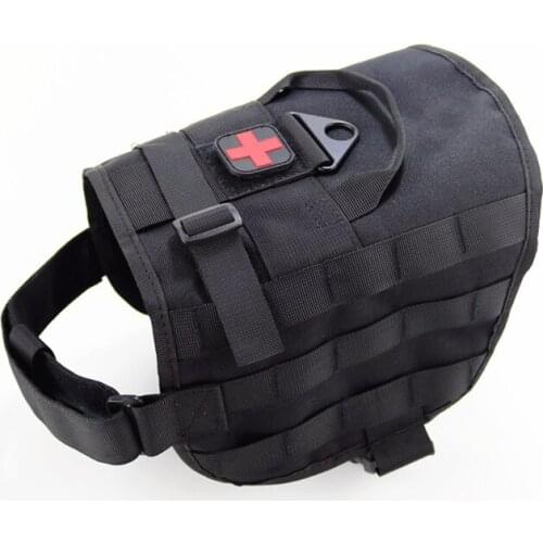 Pet Dog Vest Harness Nylon Waterproof Convenient Outdoor Harness Dog Vest Chest Strap Traction K9 Wear-Resistant Dog Harness