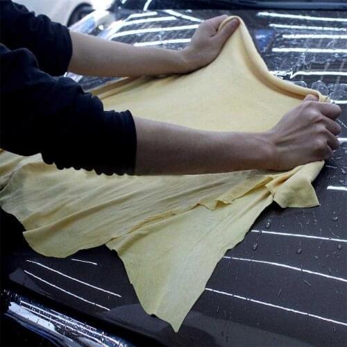 Car Natural Chamois Leather Car Washing Towels Super Absorbent home Window Glass Drying Cleaning Cloth Quick Dry car wash towel
