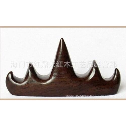 Brush black chevron Azusa penholder mahogany wood penholder pen resting Beacon Hill