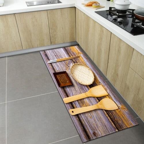 Modern Kitchen Mat Bedroom Entrance Doormat Home Bathroom Hallway Balcony Anti-Slip Floor Decoration Long Carpet Rugs Children