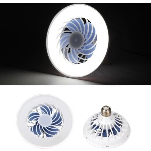 LED Ceiling Fans Light Lamp 12W 24W E27 Bulb For Garage Factory Kitchen Market Street Stall Indoor Lighting Fixture 12V 220V