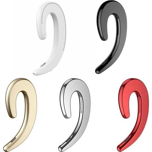 Ultra Thin Ear Hook Wireless V4.1 Earphone Sports Running Earphone Bone Conduction Wireless Headphones