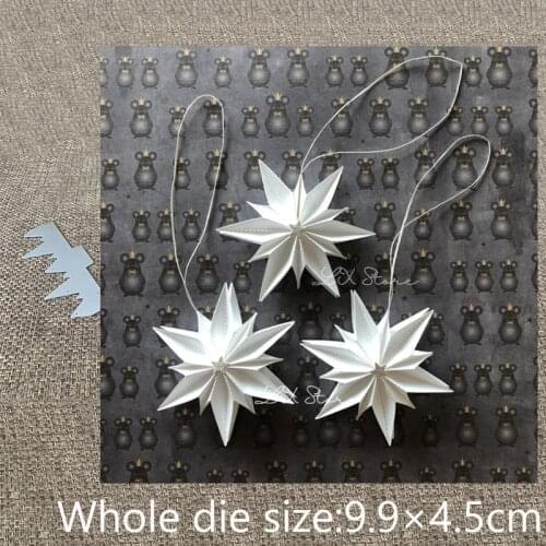 New Design Craft Metal Cutting Die die cuts Folding star flower decoration scrapbook Album Paper Card Craft Embossing die cuts