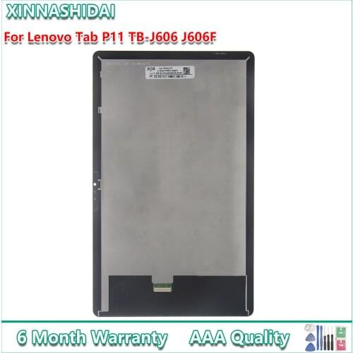 11" LCD Display For Lenovo Tab P11 TB-J606F TB-J606N TB-J606L LCD Display Touch Screen Digitizer Assembly Replacement