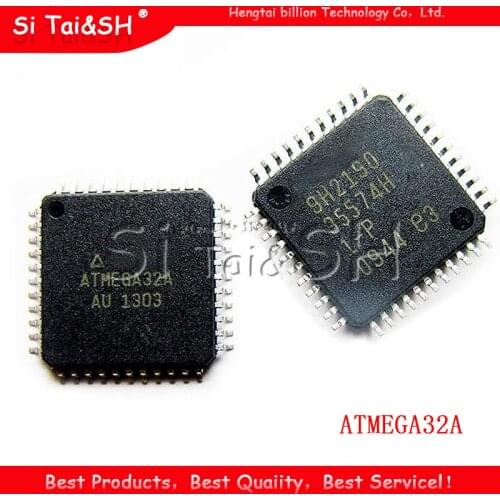 5PCS ATMEGA32A-AU QFP ATMEL ATMEGA32A ATMEGA32 TQFP44 32A-AU Programmable Flash