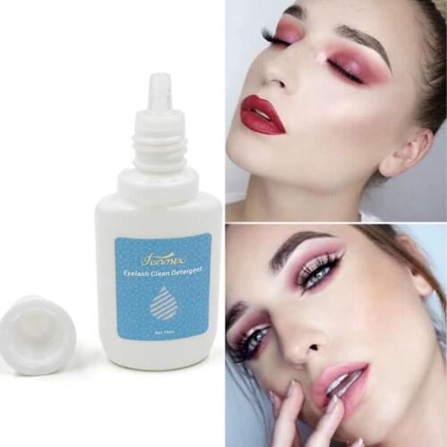 10ml False Eyelash Cleaner Primer Eye Lashes Extension Grafting Planting Cleanser E5E4