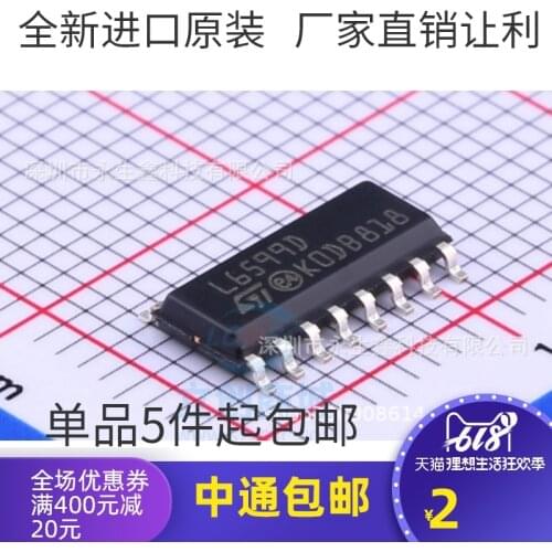 10PCS/LOT L6599DTR L6599D L6599 SOP16 Power Controller NEW ORIGINAL IN STOCK