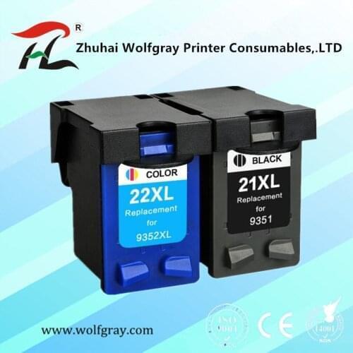 21XL 22XL Ink Cartridge for hp 21 22 for hp21 hp22 Ink cartridges for hp Deskjet F2180 F2200 F2280 F4180 F300 F380 380 D2300