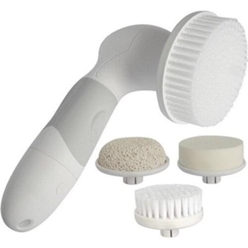 4 in1 Multifunction Electric Face Facial Cleansing Brush Spa Operated Kit Face Skin Care Brush Beauty Massage
