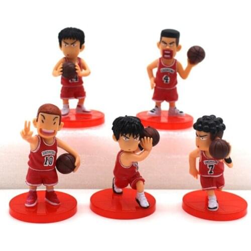 5hand-made decorative ornaments cake decoration of Xiangbei basketball team in Rukawa Kaede, Hanamichi Sakuragi anime figures