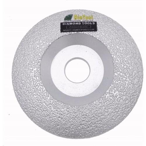 DIATOOL Dia 115mm Vacuum Brazed diamond cup wheel for multi-purpose convex for all stone and construction material