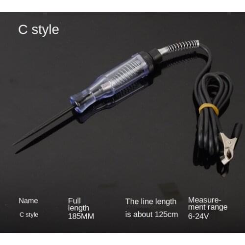 Car Measuring Circuit 6V/12V/24V Test Pencil Test Pen Car Test Pencil Test Lamp Circuit Overhaul Tool