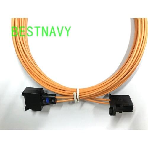 MOST Optical Fiber Cable Connectors Male To Female cable 100CM For BMNW Mercedes Au-di AMP Bluetooth car GPS fiber cable