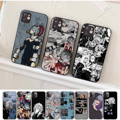 Tomura Shigaraki Collage BNHA Anime Phone Case for iPhone 8 7 6S Plus X 5S SE 2020 XR 11 12 mini pro XS MAX