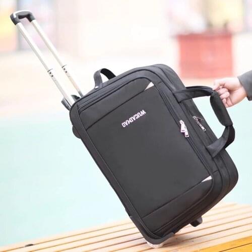 Rolling Suitcase Fashion Waterproof Luggage Bag Thicken Trolley Luggage Travel bag Lady Travel Luggage carry on with Wheels