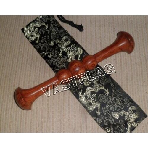 Rosewood exercise bar Wooden Massage stick tai chi ruler sticks fitness escaping stick tai chi rods high quality