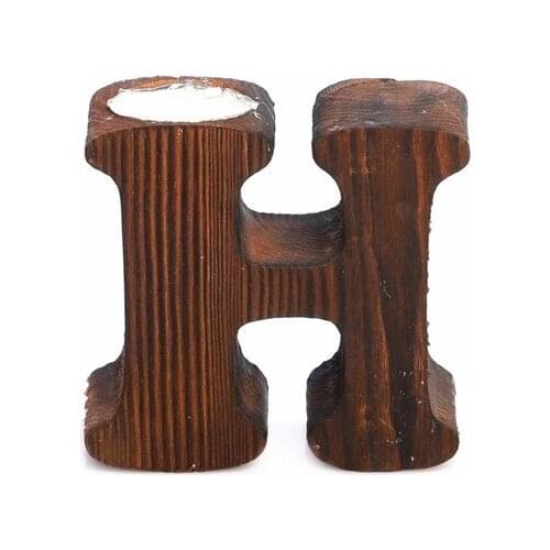 Pony Bed Wood Decorative Letter H candle holder candle and candlestick свеча и подсвечник vela y candelero