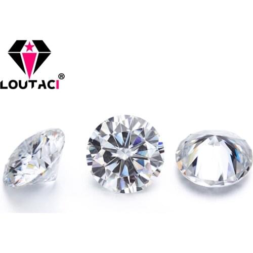 Round Cut Loose Gemstone Moissanite Of DEFGHIJ Color Vvs1 Clarity For Wedding Jewelry Insetting