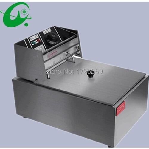 220V Electric deep fryer, 8L Commercial air fryer, Potato chip/french fries/chicken fryer