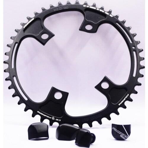 FOURIERS FC-R8000 Single Chain ring road Bicycle PCD 110 MM Chainwheel Crankset 42T/46T
