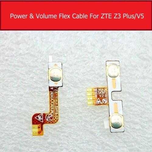 Volume & Power Button Flex Cable For ZTE Blade HN V993W L3 Plus L3+ Volume Power Side-Key Switch On and Off Flex Ribbon Parts
