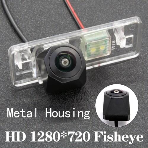 HD 1280*720 Fisheye Metal Housing Car Rear View Camera For Peugeot 208 301 308 408 508 Peugeot 3008 Peugeot RCZ