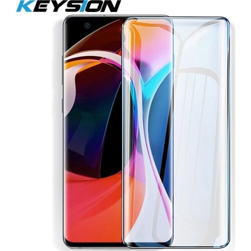 KEYSION 9H Tempered Glass for Xiaomi Mi 10 Mi 10 Pro Screen Protector Phone HD Glass for Xiaomi Mi Note 10 Mi 9T Pro 9 Lite