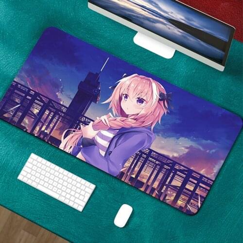 Cool New astolfo Rubber Pad to Mouse Game Gaming Mouse Pad Large Deak Mat 900x400mm for Overwatch/LOL/CS GO Gaming Accessories