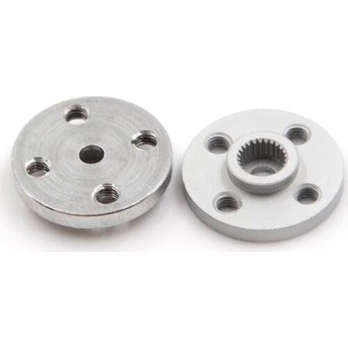 Official iSmaring 25T Metal Servo Horn Robot Arm Round type Disc Metal for MG995 MG996 MG996R MG945 S3003 Robotic Servo Part