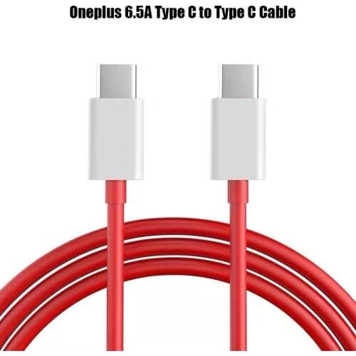 Original Oneplus 6.5A PD Warp Cable 8T Type C to Type C Fast Charging Data Line For ONEPLUS 9 8 7 Pro 9R Nord N10 7t 7 T 6T 6 5T