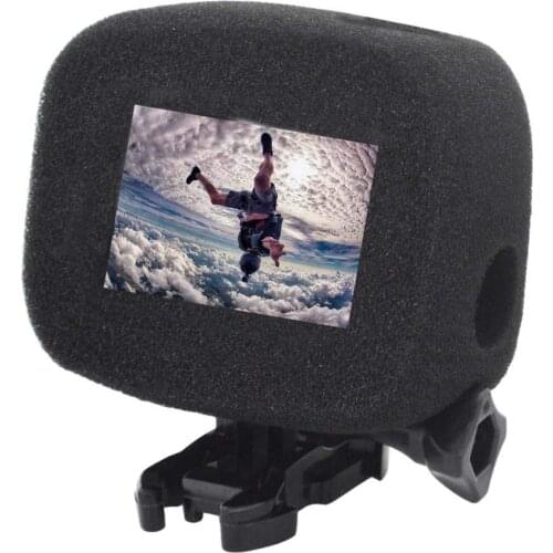 Foam Windproof Cover Windshield Windscreen Case Sponge Cover For GoPro Hero 5 6 7 black Camera Frame