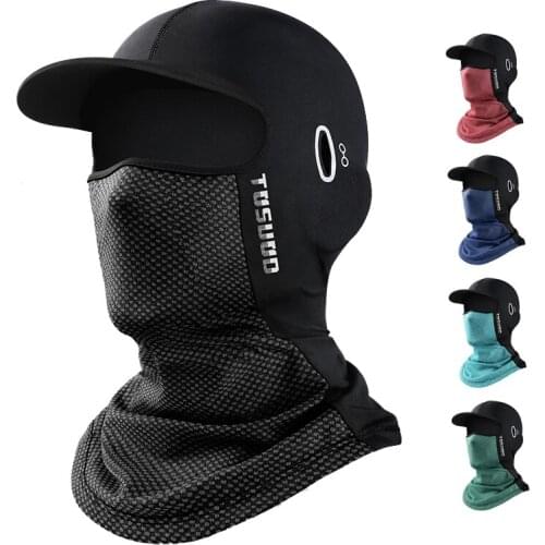 Cycling Caps Motorcycle Helmet Liner Breathable Summer Sport Headwear Men Women Comfortable Bike Hat Anti-UV Fishing Mask Scarf